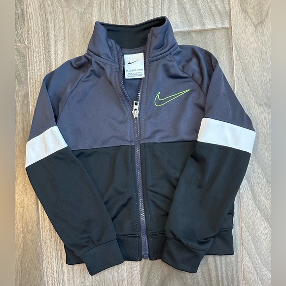 Nike Other - Nike Size 2-3yrs Toddler Boys Full Zip High Neck Pocket Athletic Jacket